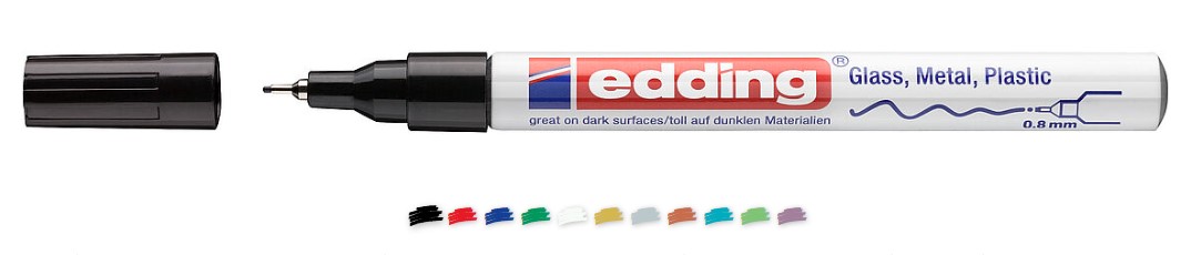 Marker lakierowy Edding 750 okr. bialy